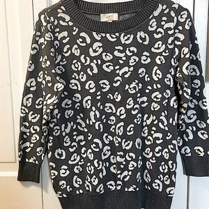 Loft leopard print sweater